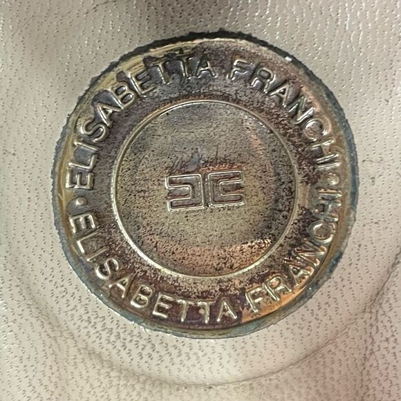 Elisabetta Franchi | black suede heels 38 front platform look - Picture 8 of 9